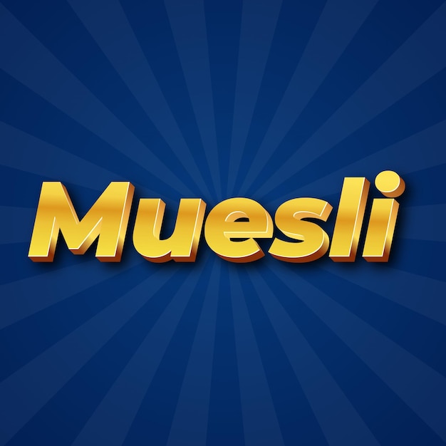 Muesli text effect gold jpg attractive background card photo