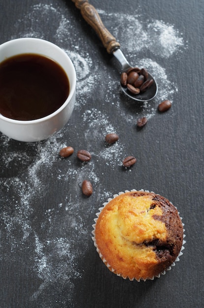 Muffin bij de koffie