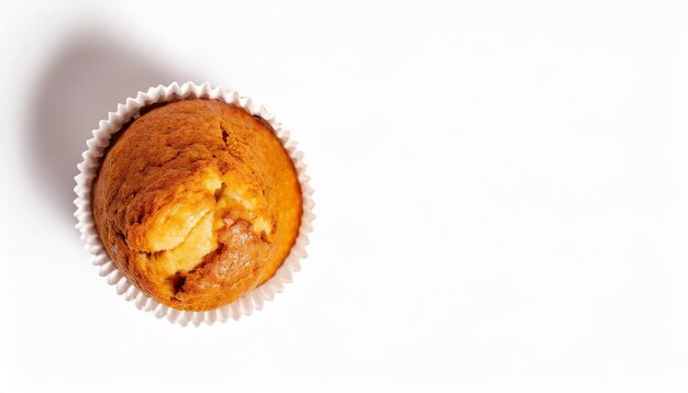 Photo muffin isolated on white background