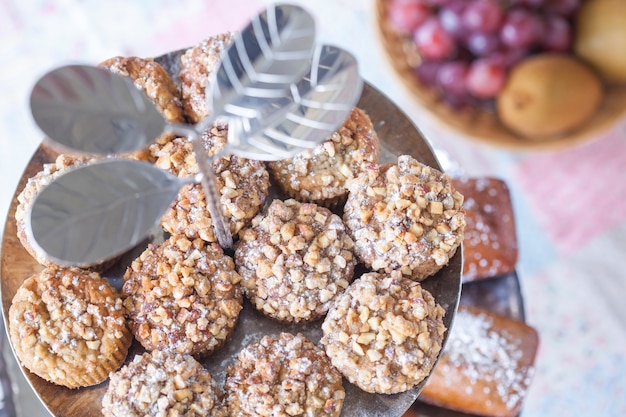 Muffin met fruit