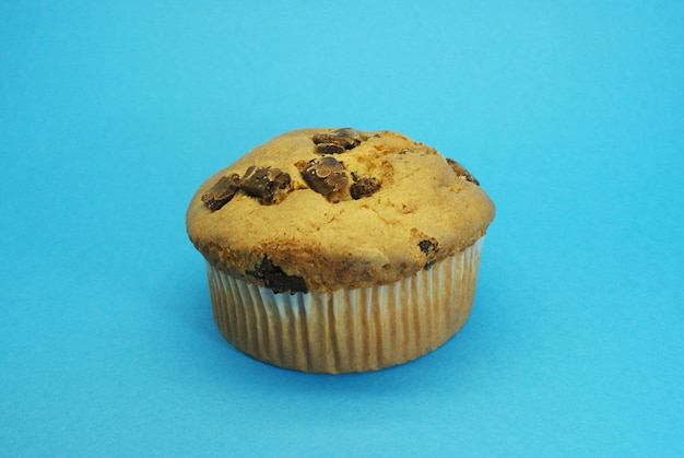 Muffin with chocolate centers