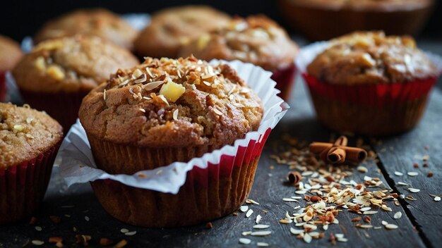 Foto muffins met kaneel