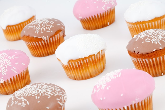 Muffins with icing sugar