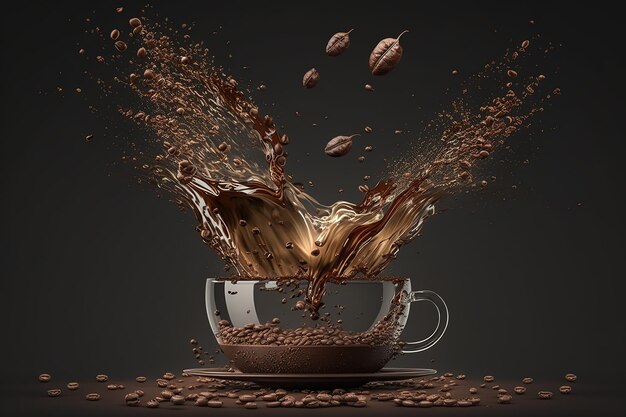 A mug of coffeeGenerative AI