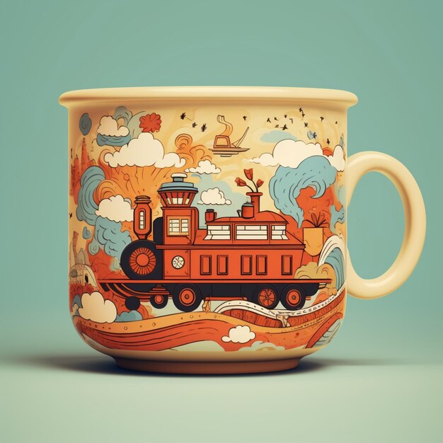 Mug design mockup