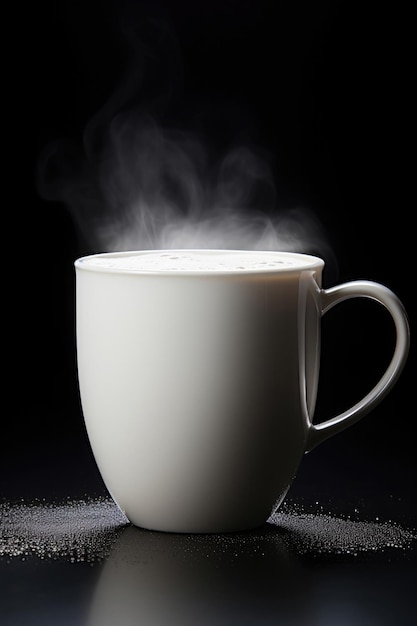 Mug of hot milk