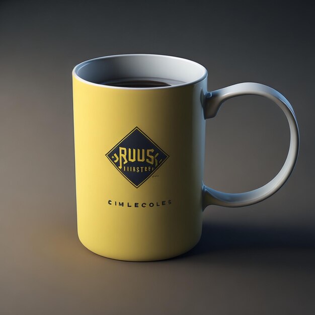 Foto mockup di mug ai generativo