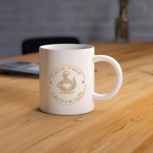 Photo mug mockup