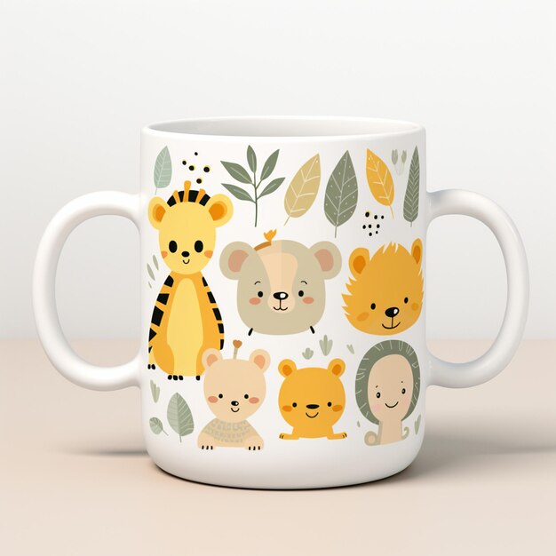 Photo mug mockup