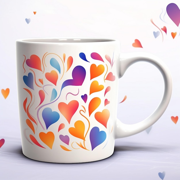 Photo mug mockup