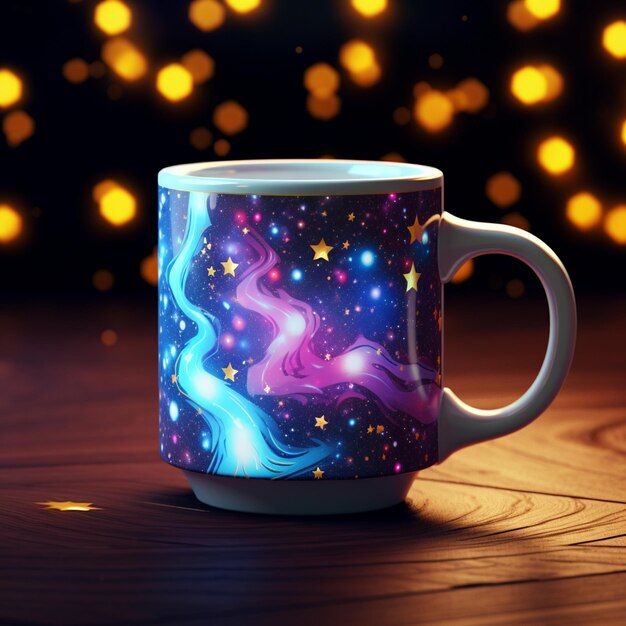 Photo mug mockup