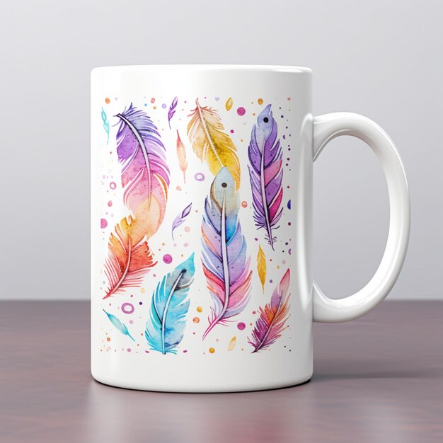 Photo mug mockup