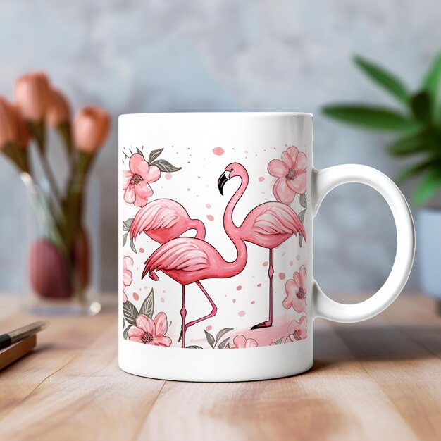 Photo mug mockup