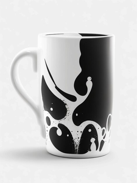 MUG печатает белый фон