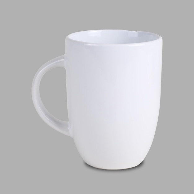 mugcup mockup isolated on grey background