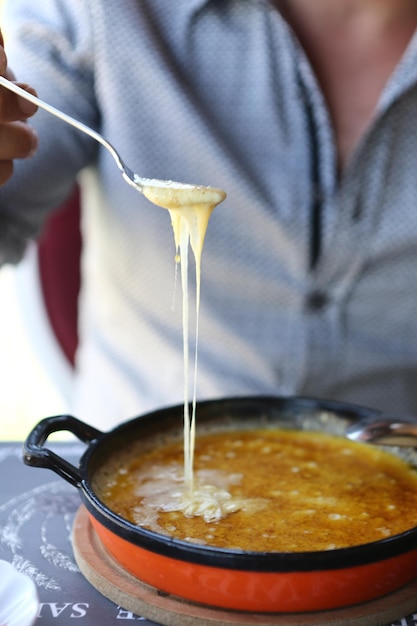 Muhlama  corn porridge with cheese