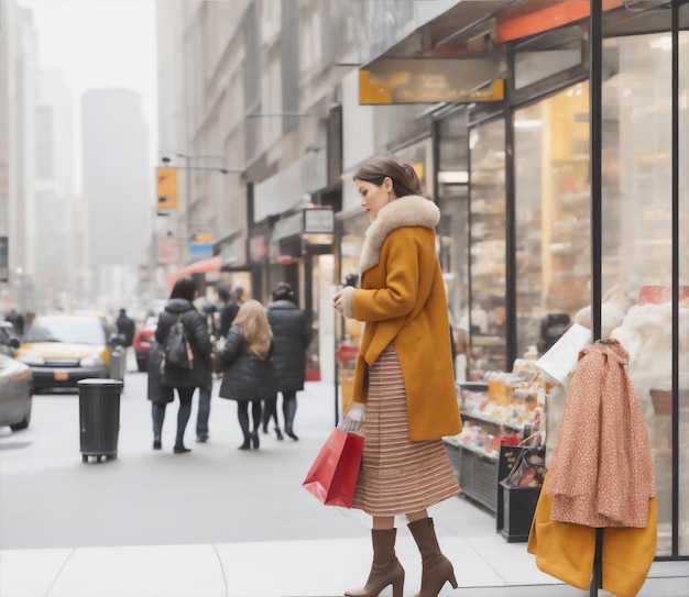 Photo mujer de compras