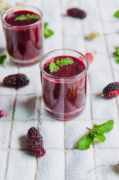 Mulberry juice and mulberry fruit