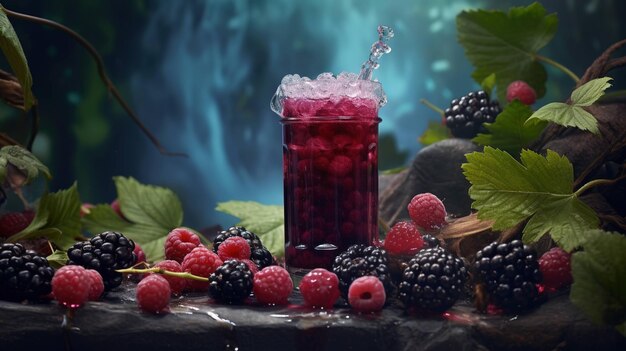 Mulberry juice UHD wallpaper