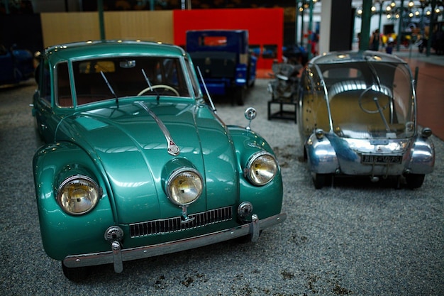 MULHOUSE FRANCE August 22 2023 Collection Schlumpf The Cite de lautomobile houses the worlds largest collection of cars with more of 500 pieces