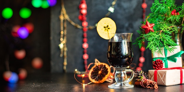 Mulled wine christmas banner