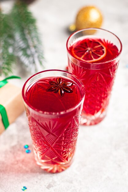 Mulled wine christmas celebrate the new year cozy fresh hot drink sweet beverage meal snack