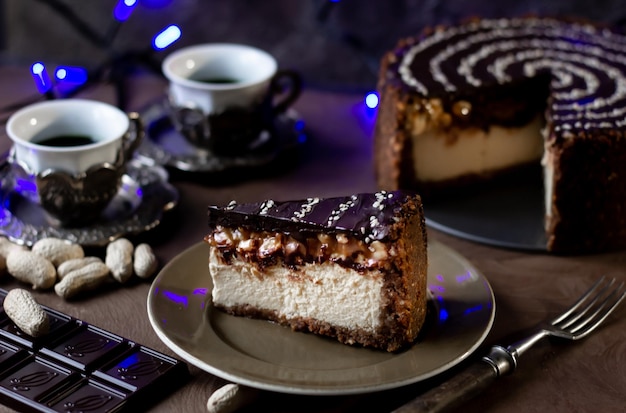 写真 ホットワイン新年のクリスマスの背景