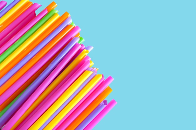 Multi Color Drinking straw for party.