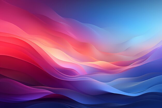 Multi color gradient background grain effect with purple and blue shades glowing ai generative