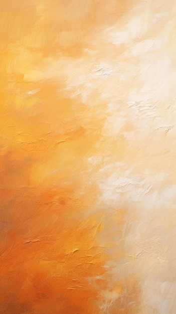 Multi color oil painting orange ocher and white Ai generated art