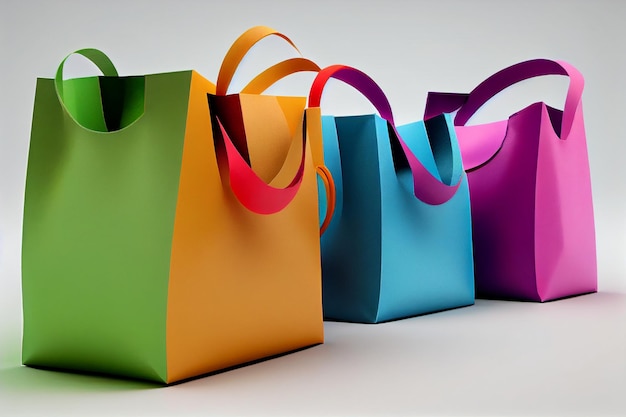 Multi Color Shopping Bags