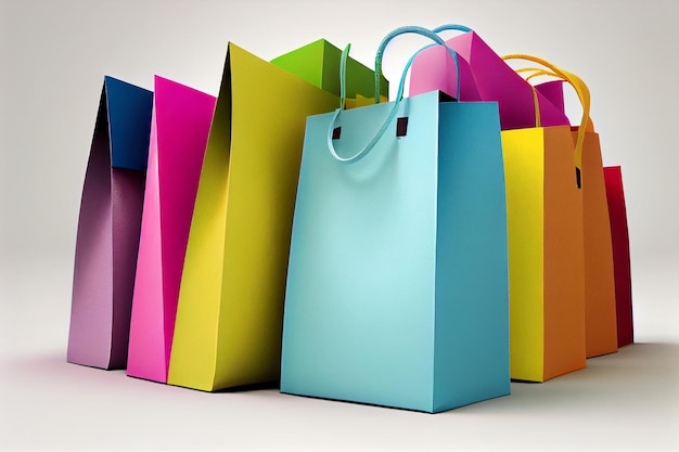 Multi Color Shopping Bags