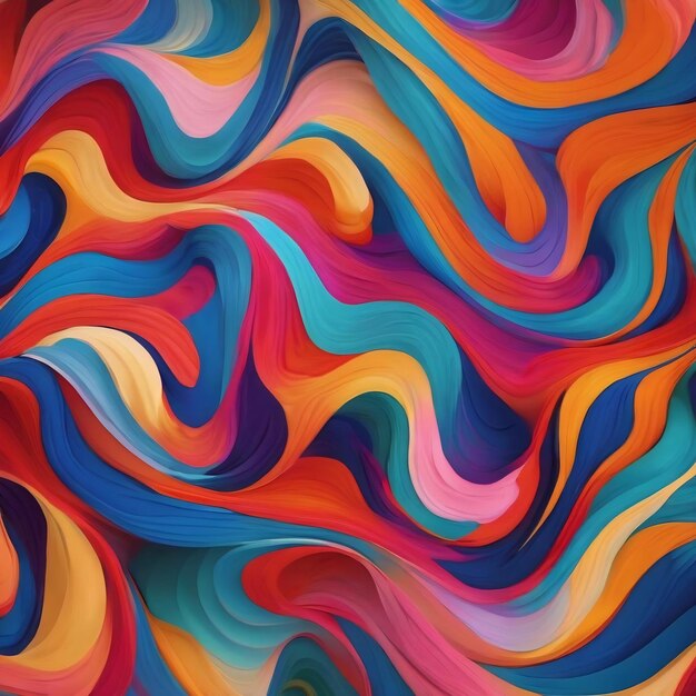 Multi colored abstract pattern wallpaper