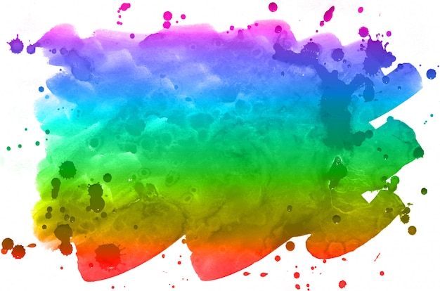 multi-colored ink stains