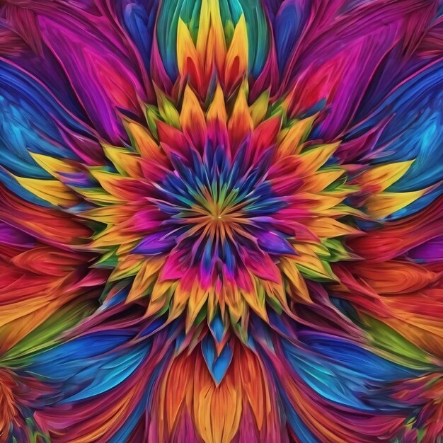 Multi colored psychedelic background