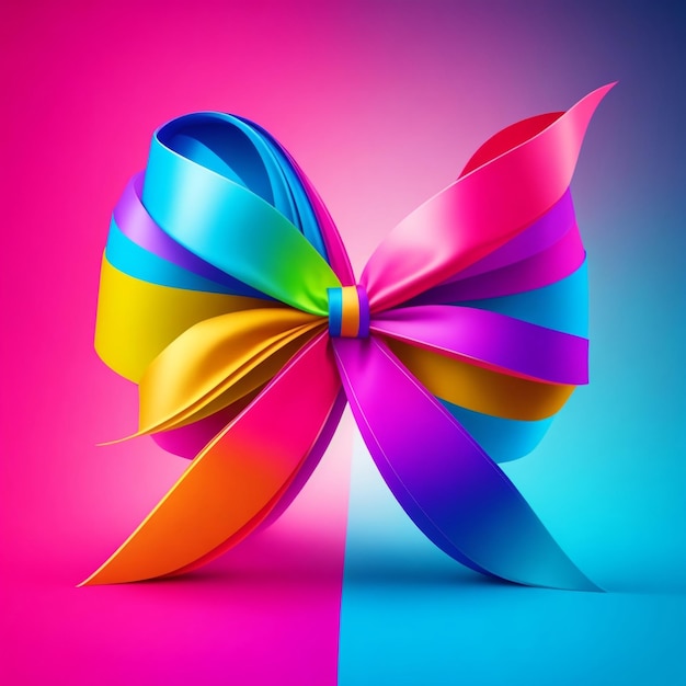 Multi colour bow