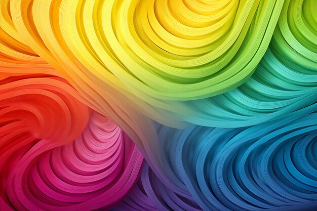 Multi coloured gradient