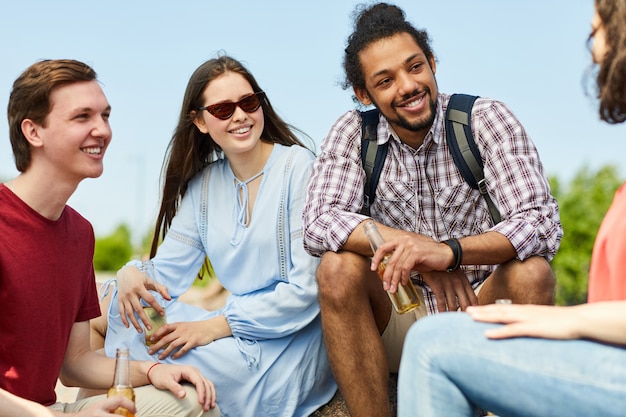 Multi-Ethnic Group of Friends