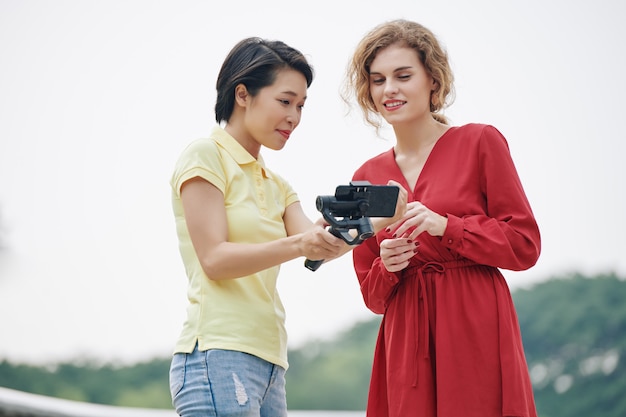 Multi-ethnic team of bloggers