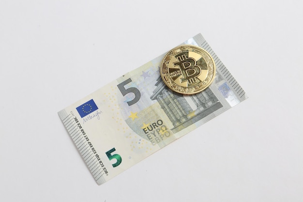 Multi Euro Dolar cash Ander type nieuwe generatie bankbiljetten bitcoin