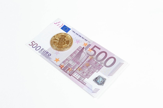 Multi Euro Dolar cash Ander type nieuwe generatie bankbiljetten bitcoin