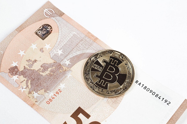 Multi Euro Dolar cash Ander type nieuwe generatie bankbiljetten bitcoin