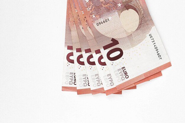 Multi Euro Dolar cash and coin Different type of new generation banknotes bitcoin turkish lira