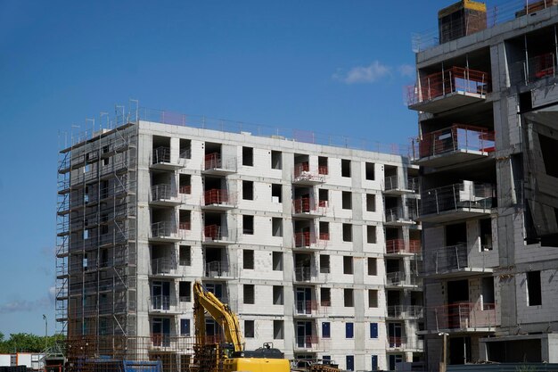 Multi storey residential building under construction