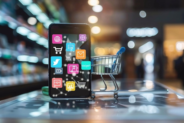 オンライン小売事業とデジタルアプリのマルチチャンネルマーケティング