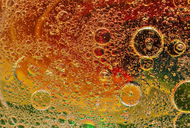 Multicolor abstract background with bubbles. 