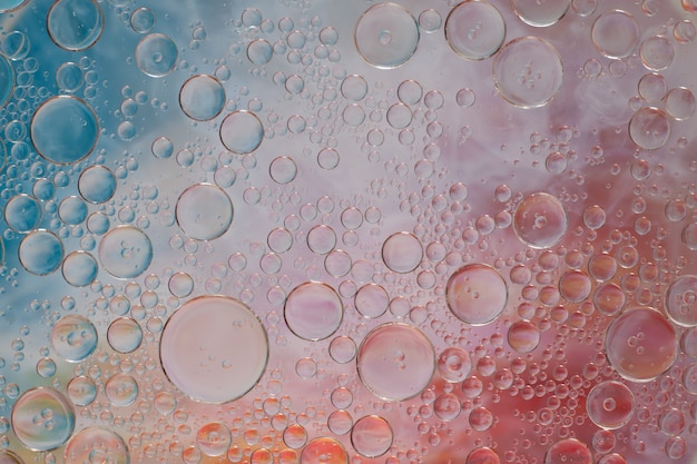 Multicolor abstract background with bubbles. 