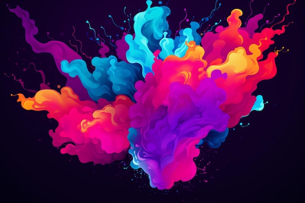 Multicolor background design