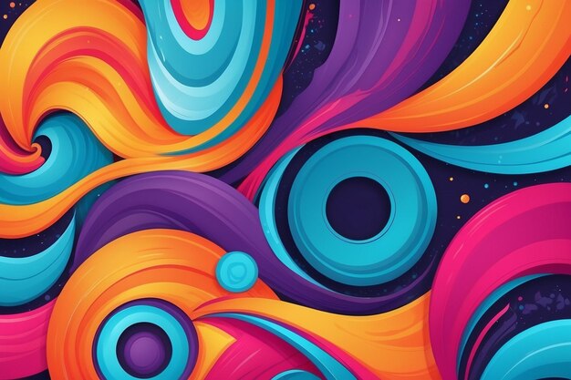 Multicolor and colorful design for background