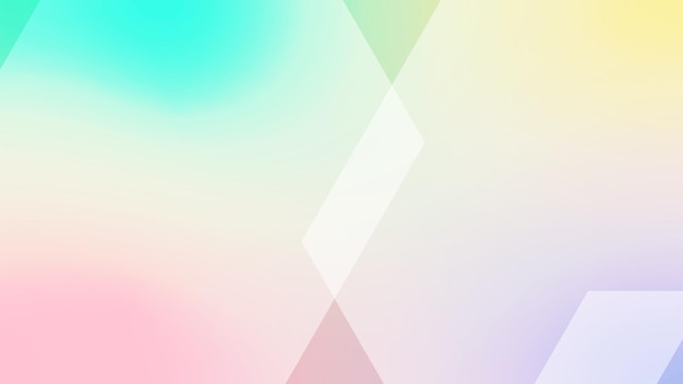 Photo multicolor hexagon colour gradient background